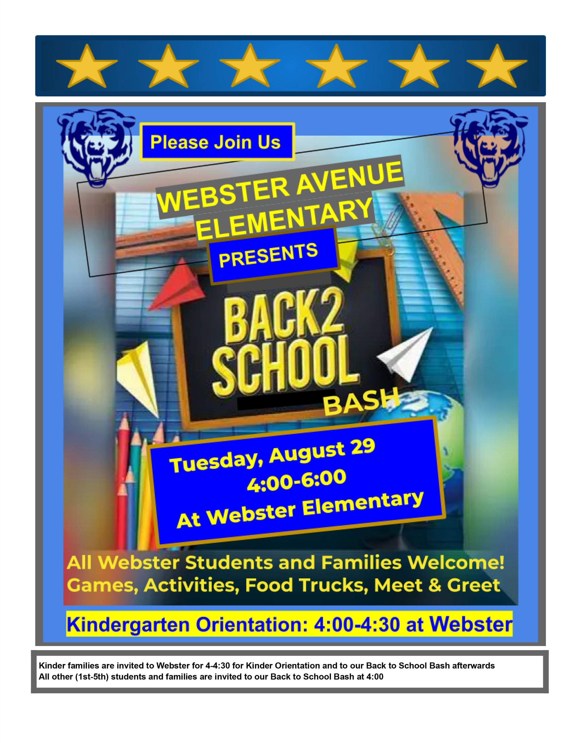 Webster Ave. Back2School Bash